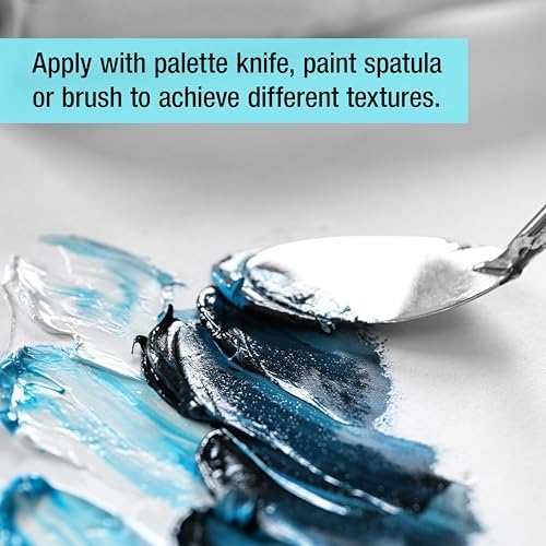U.S. Art Supply Impasto Clear Acrylic Gel Medium (500ml Tub)
