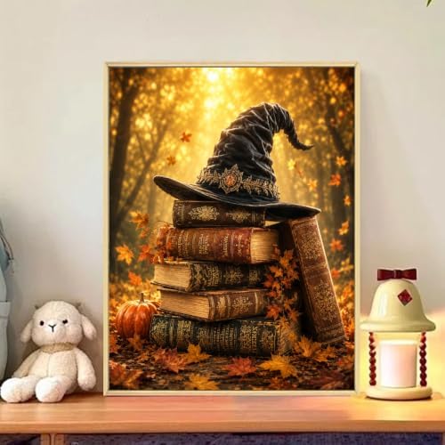 CRZMODE Halloween Paint by Numbers Kit for Adults, Book 16x20, inch