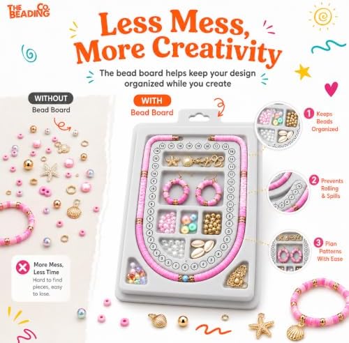 23000+ Clay Beads Bracelet Making Kit for Girls-120 Colors 6 boxes, Polymer Heishi Beads for Jewelry Making Kit, Charms for Bracelets,Bead Board Arts and Crafts Gifts for kids Fun Crafts for adults