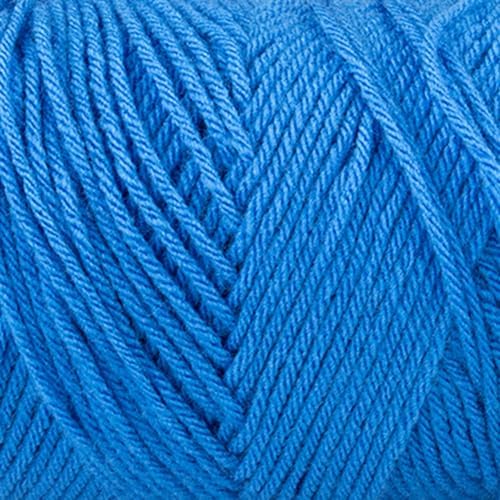 Craft County Size 4 (Medium) 100% Acrylic Fiber Yarn – Variety of Color and Pattern Options – Great for Crochet, Knitting, and Weaving (Blue)
