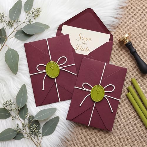 UNIQOOO 3D Embossed Relief Calla Lily Wax Seal Stamp with Wooden Handle, Vintage Brass Floral Botanical Sealing Stamp Head for Wedding Invitations, DIY Crafts, Envelopes, Gift Wrapping