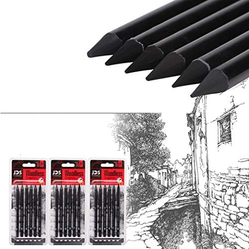 YYMIYU Full Graphite Pencils set 6 Piece.HB/2B/4B/6B/8B/EE (lead pencil)