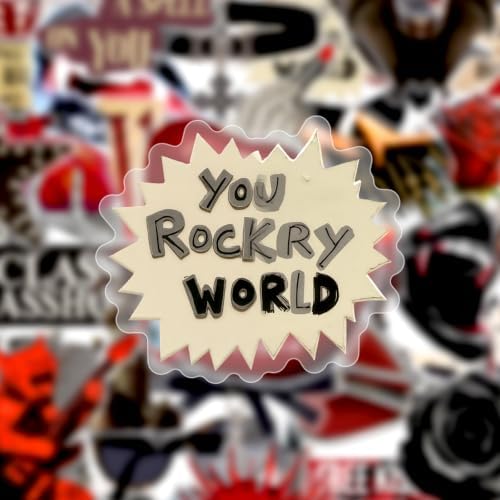 50Pcs Dark Gothic Horror Stickers Spooky Retro Decals for Craft Supplies