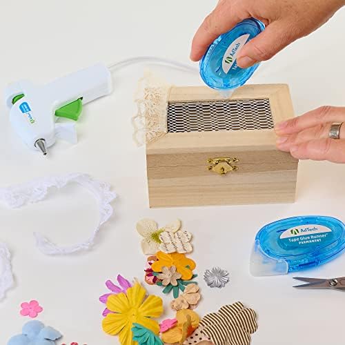 AdTech 05674 Permanent Crafter's Tape Refills, Pack of 8, Clear