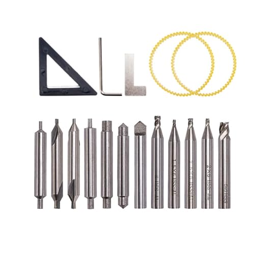 SaiDian 1Set Key Cutting Machine Drill Bits Cutter Set for 368A 339C Tools