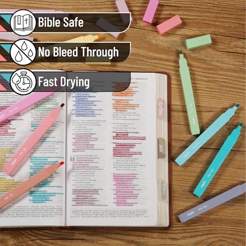 Mr. Pen- Aesthetic Highlighters No Bleed, 10 Pack, Assorted Colors | Chisel Tip, Cute Highlighters Assorted Colors for Journaling, Highlighting, Underlining, Fast Dry, Back to School Supplies
