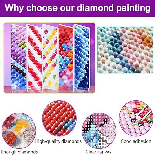 Christmas Diamond Art Kits for Adults, Diamond Art Painting Kits for Adults