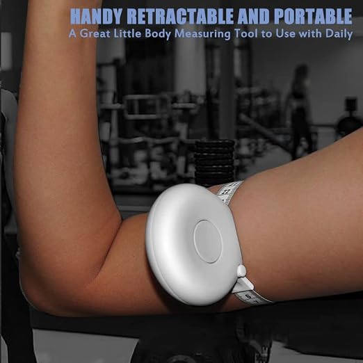 Tape Measure Body Measuring Tape 80inch/205cm Lock Pin Retract Tape Measure for Tailor Fitness Clothes Sewing Handcrafts Weight Loss Body Measurement