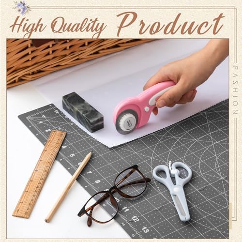 Teenyyou 24" L x 18" W Self Healing Foldable Cutting Mat, Dark Gray