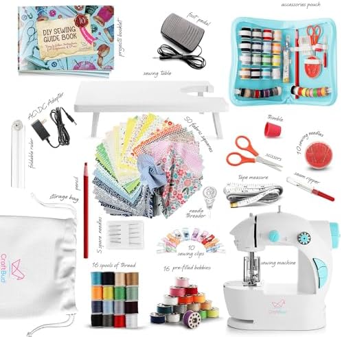 CraftBud Mini Sewing Machine for Beginners, Adults and Kids Sewing Machine