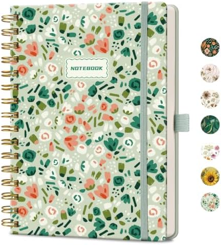 AHGXG Spiral Journal Notebook, 160 Lined Pages, A5 Size (5.7'' x 8.3'')