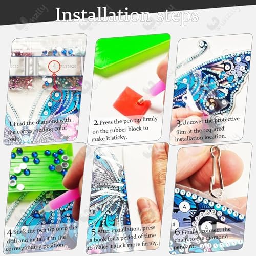 AIBOERL Diamond Art Hanging Kit for Adult,Special Shaped Rhinestone,Double Sided 5D DIY Acrylic Diamond Art Painting Window Pendants Home Garden Wall Hanging Kits Hanging Ornament (3 Pack Halloween)
