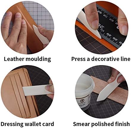 WUTA 100% Genuine Bone Folders Creaser Crafts Scoring Folding Creasing Origami Paper Creaser Crafting Tool for DIY Handmade Burnishing Bookbinding and Paper Crafts,1 Pack