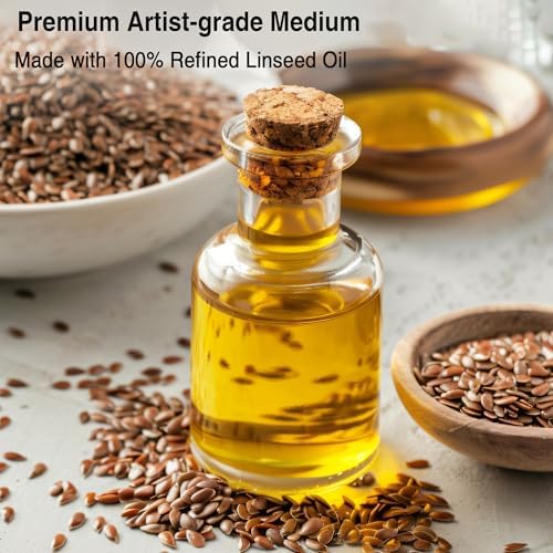 PHOENIX Refined Linseed Oil - 8.5 Fl Oz. / 250ml Bottle