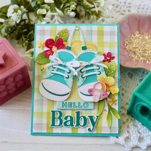 Patchwork Shoes Metal Cutting Dies for Card Making