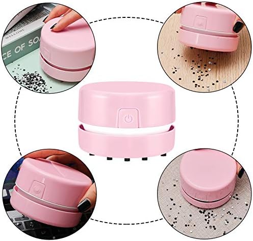 Honoson 2 Pcs Diamond Painting Tool Cleaner for Diamonds, Pink, Blue