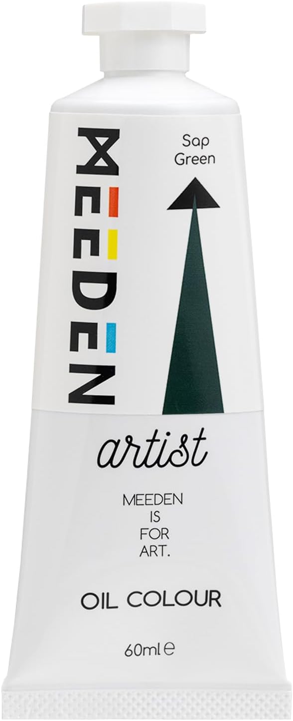 MEEDEN Artist Grade Oil Paint: Sap Green - 60ml/2oz Tube | Professional Art Paints and Supplies for Canvas Painting