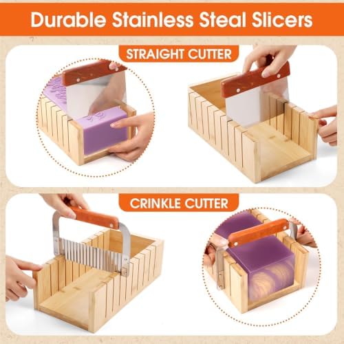 215-Piece Soap Making Kit with Soap Molds Soap Making Molds for Soap Making