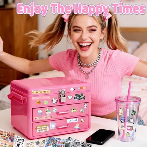 50 Sheets Japanese Sticker Book Manga 1200+ Scrapbook Stickers Kawaii Korean Decor Stickers Junk Journal Supplies for Journaling Scrapbooking Cute Decor Sticker for Kids Adult DIY Cosmtic Books-A
