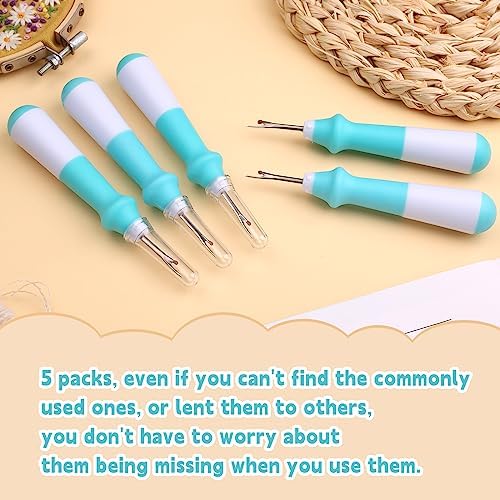 Seam Ripper, 5 PCS Green Seam Rippers for Sewing, Stitch Remover Tool