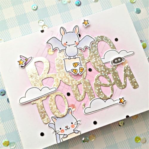 Halloween Word Boo to You Metal Cutting Dies for Card Making