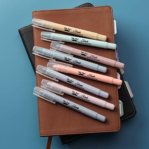 Mr. Pen- No Bleed Gel Highlighters, Morandi Colors, 8 Pack