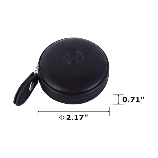 Sewing Tape Measure, Medical Body Cloth Tailor Craft Dieting Measuring Tape, 60 Inch/1.5M Dual Sided Retractable Ruler with Push Button Round(1 Pack, Black)