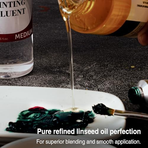 PHOENIX Refined Linseed Oil - 8.5 Fl Oz. / 250ml Bottle