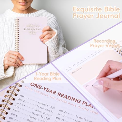 XKDOUS 40 Bible Study Kit, Journaling Supplies for Women with Case, Beige