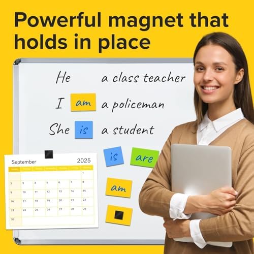 Pre-Cut Adhesive Magnetic Tape Squares, 0.8"x0.08" (20x2mm), 120 pcs
