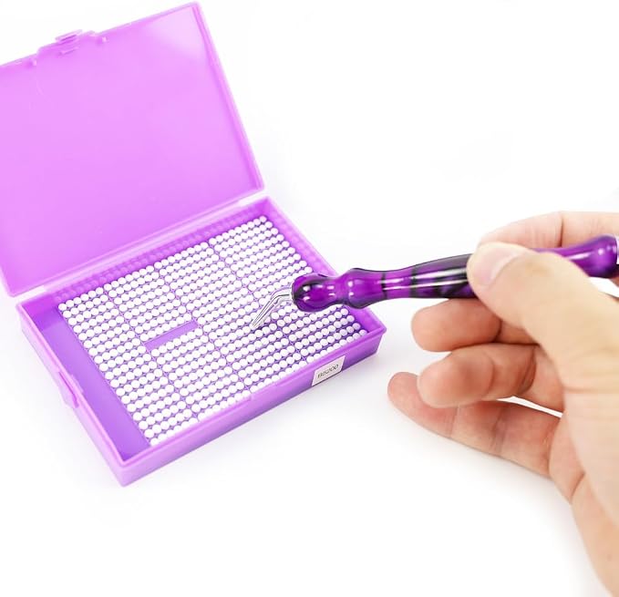 LEIYULY 13 PCS Metal Diamond Art Pens, Ergonomic Diamond Art Accessories