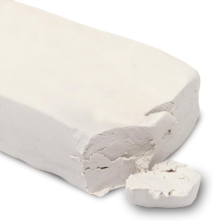 ReArt Air-Dry Clay Modelling, 2.2 pounds Ideal for Beginners and Advanced Sculptors All-Purpose Modeling Clay (White)