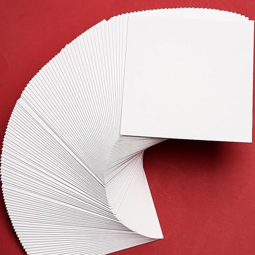 100 Sheets White Cardstock 12x12 Thick Paper 130lb/350gsm