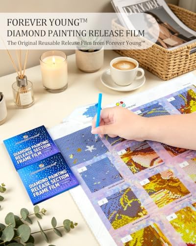 forever young Reusable Diamond Art Release Film 30 PCS Magic Portal
