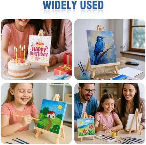 Falling in Art 2 Pack 10 Inch Mini Wooden Display Easels