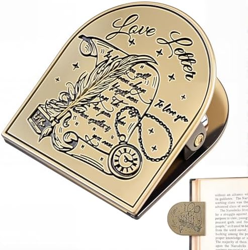 CRASPIRE Travelers Journal Clip Vintage Alloy Antique Bronze Metal Book Pen Page Decorative Bill Binder Holder Clips for TN Travelers Art Journaling Reading Decoration Accessories
