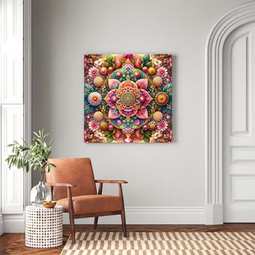 EIBEILI Diamond Art Kits for Adults Mandala Flower Diamond Painting Kits