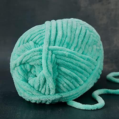 Loops & Threads Sweet Snuggles Yarn - Yarn for Knitting, Crochet, Weaving, and Arts & Crafts - Green, Polyester, 8.8 oz