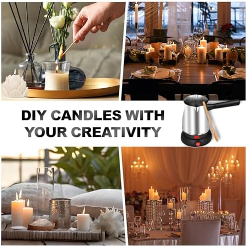 POLYHNIA Electric Candle Making Kit with Wax Melter