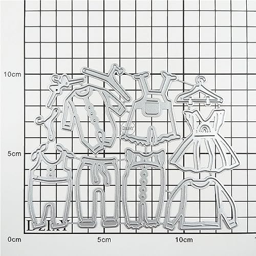 Children's Skirt Suit Metal Cutting Dies for Card Making