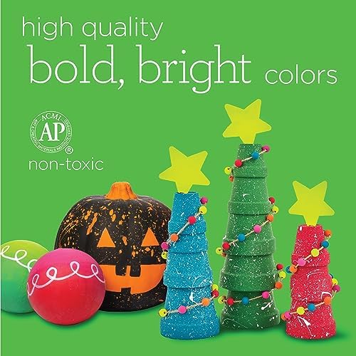 Apple Barrel Fall Colors Kit, 16 Piece Set Includes 15 Acrylic Craft Paints and 1 Mod Podge Gloss, 96426