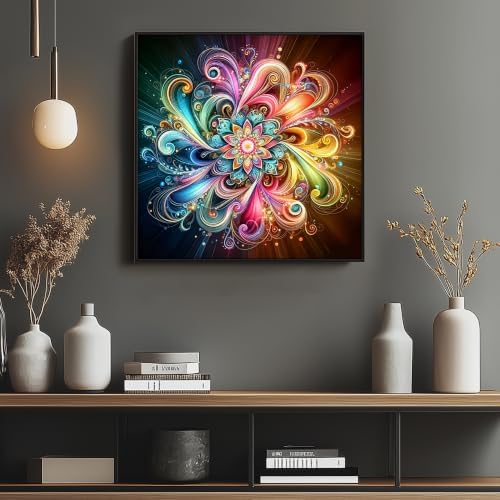Vesmiral Mandala Diamond Art Kits for Adults 12x12inch