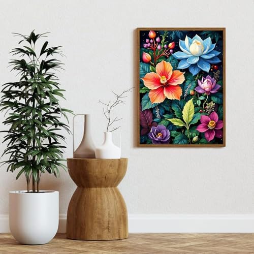 Flowers Diamond Art Kits for Adult Diamond Painting Kit for Beginner