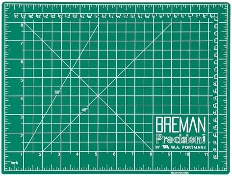 Breman Precision Large 9x12 Green Cutting Mat, Self Healing Cutting Board