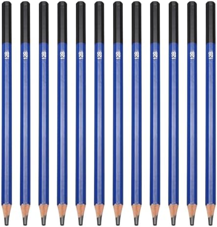 PATIKIL 12B Drawing Pencils, 12PCS Sketch Pencils for Drawing, Art, Classroom, Office, Home, Gifts