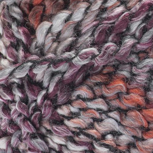 Loops & Threads Textured Twist Yarn - Yarn for Knitting, Crochet, Weaving, and Arts & Crafts - Multi, Acrylic Blend, 6 oz