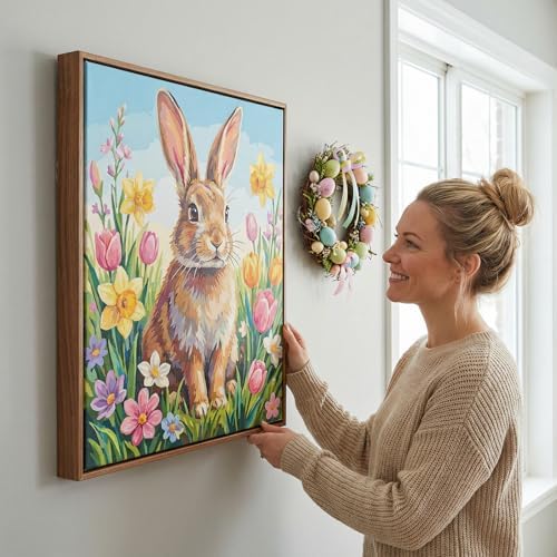 Custom Paint by Numbers kit for Adults - Personalized Paint by Numbersfor Beginner Customized DIY Paint by Numbers from Photo Oil Painting on Canvas Home Wall Decor Special Handmade Easter Gift