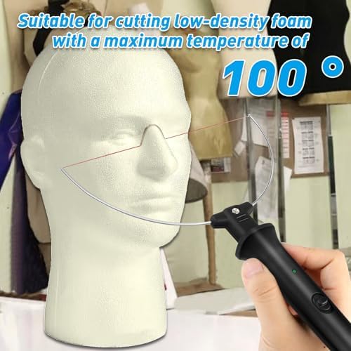 8 In 1 Foam Cutter 18W Electric Hot Wire Cutting Machine Pen Tool Kit | 100-240V Hot Wire Foam Cutter Kit Styrofoam Cutting Pen Hot Knife Cutting Tool for Polyethylene Eva Foam Carving Crafts