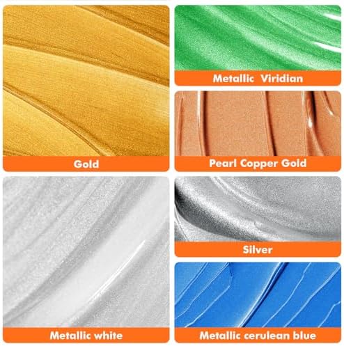 GOTIDEAL Copper Gold Acrylic Paint, 8.45oz/250ml, Bronze Paint