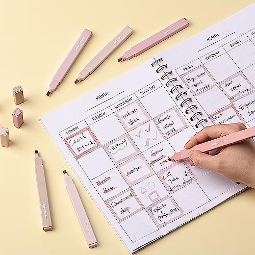 Mr. Pen- Aesthetic Highlighters No Bleed, 6 Pack, Assorted Colors